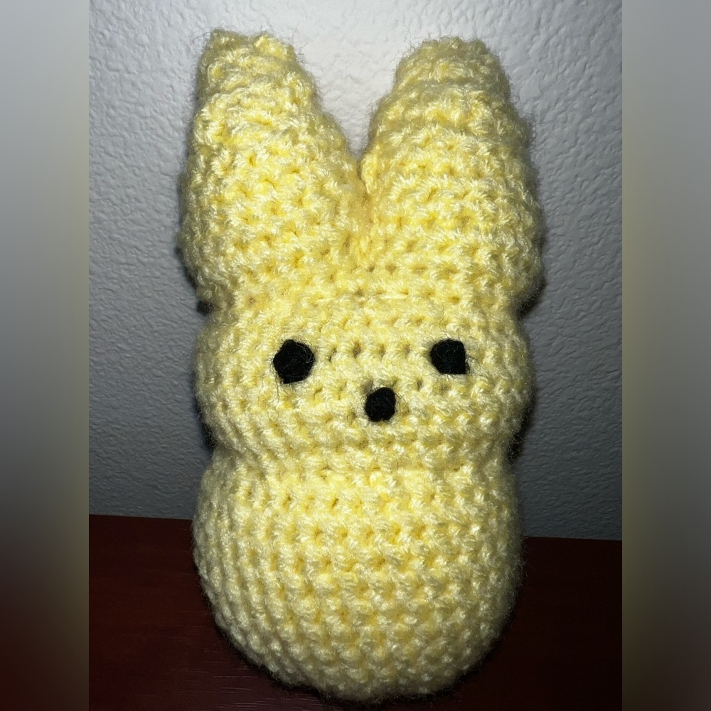 Set of Hand Crocheted Easter Peeps Bunny 🐣🐰 - Picture 4 of 10